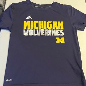 Kids Adidas Michigan Wolverines Tshirt